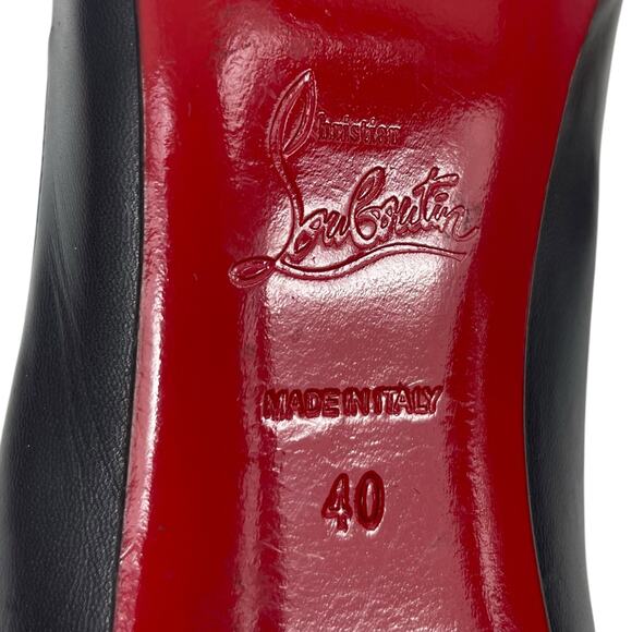 Christian Louboutin So Kate 120 Nappa Leather Pump Black Size 40 - Picture 13 of 15